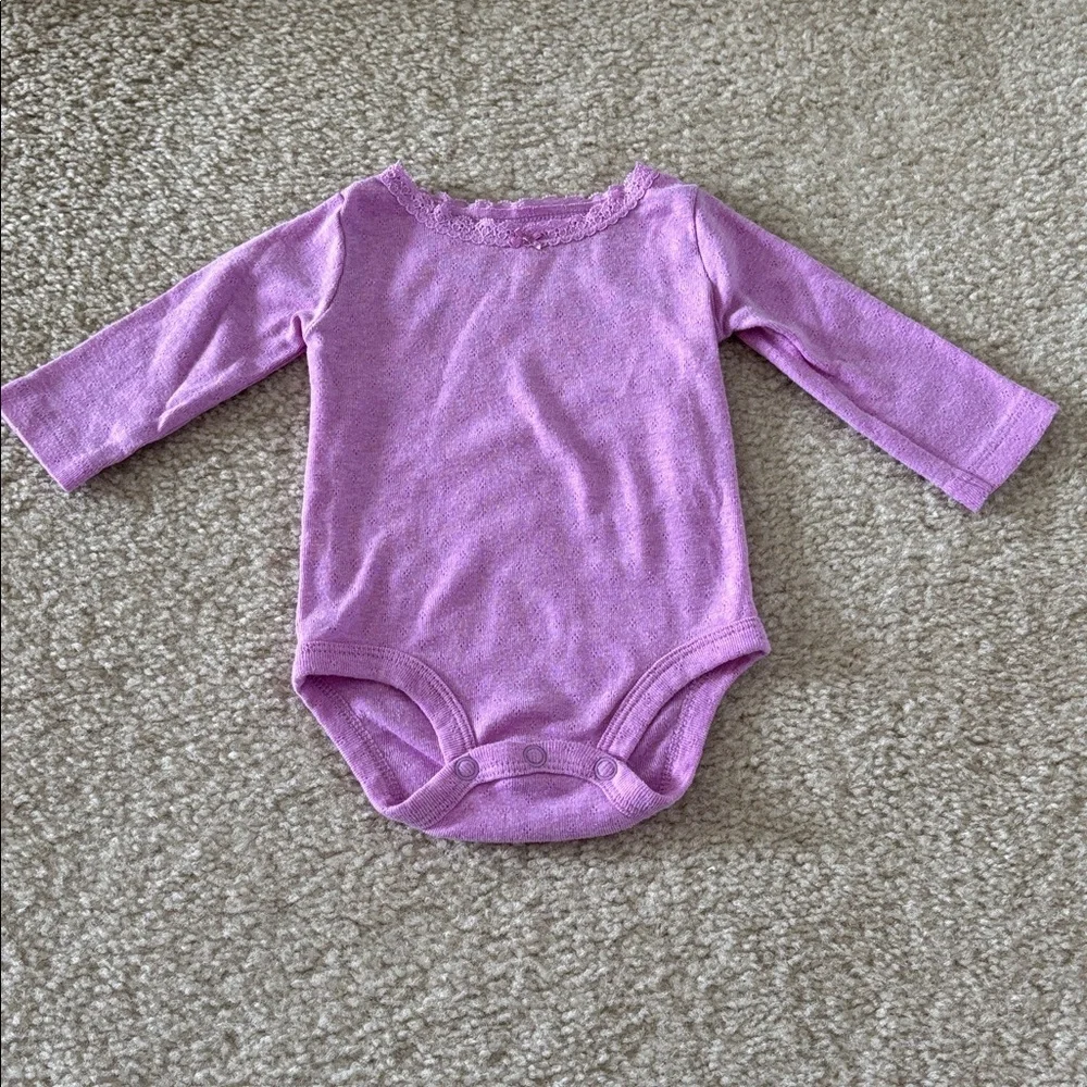Carter's Purple, Teal, Gray, and White Bodysuit Set 3 Mos.